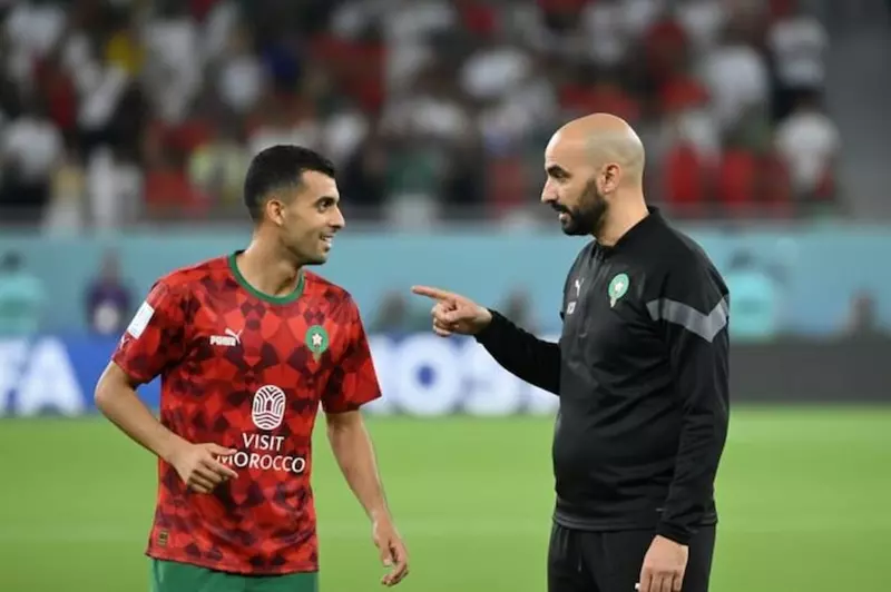 "ألهمت جيلاً كاملاً".. بلعمري يودع الركراكي برسالة مؤثرة بعد رحيله عن المغرب 